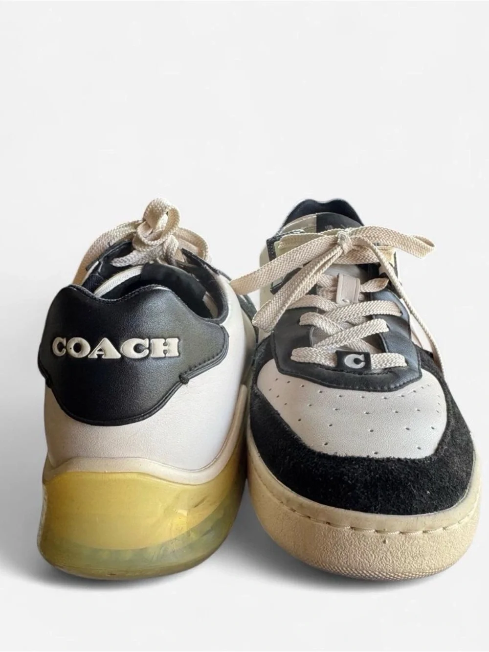 Coach CitySole Court Sneaker sneakers in black and beige , size US 10.5